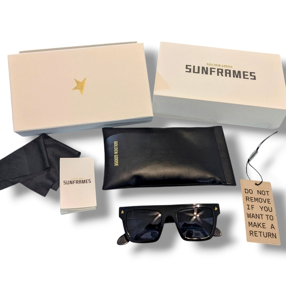 Golden Goose Black Sunglasses - Picture 1 of 10